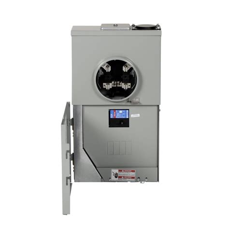 lowes electric meter box|meter base breaker box combo.